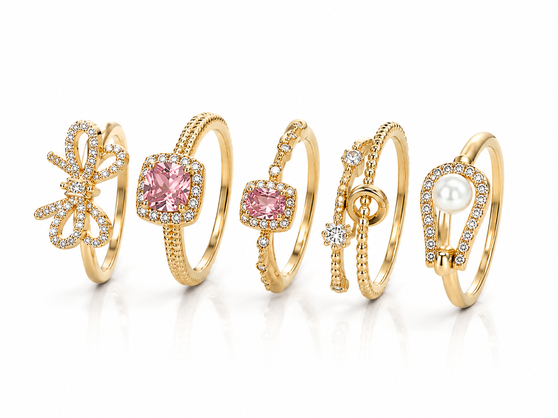 CORAL RING SET