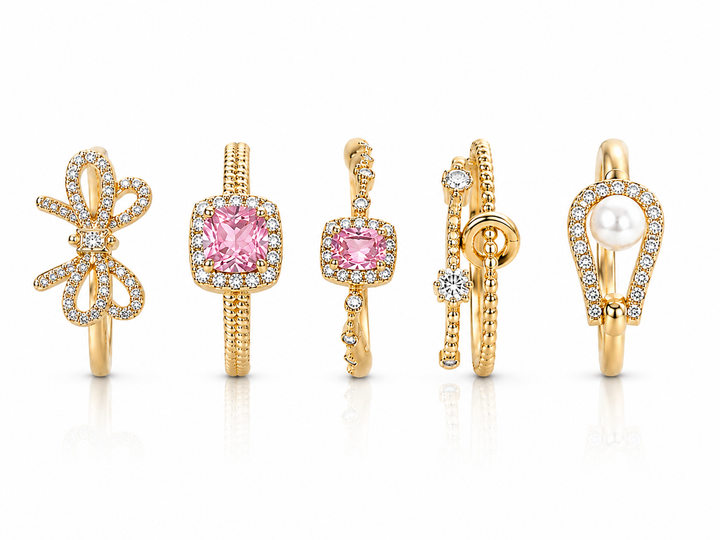 CORAL RING SET