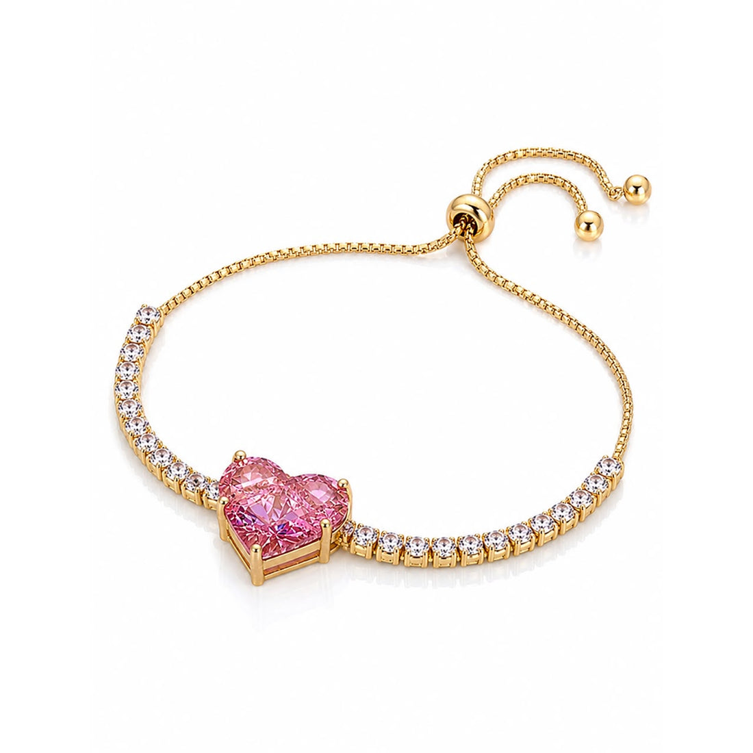 flora heart bracelet