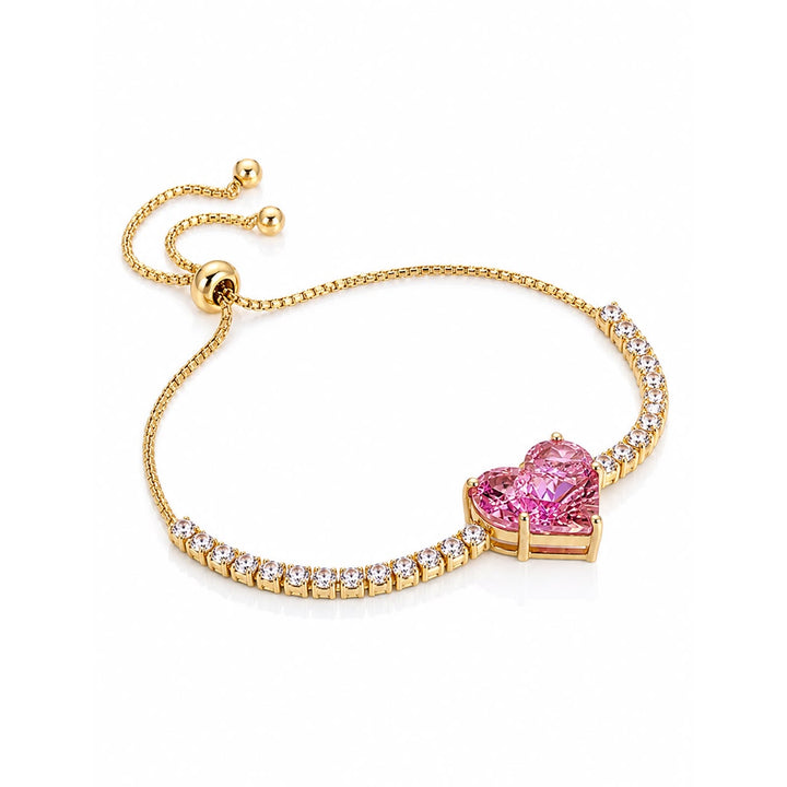 flora heart bracelet