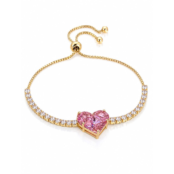 flora heart bracelet